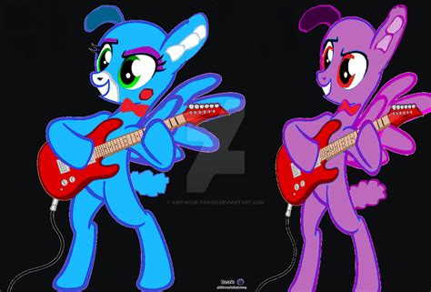 Toy Bonnie and Old Bonnie by Amy-Rose-Fan123 on DeviantArt