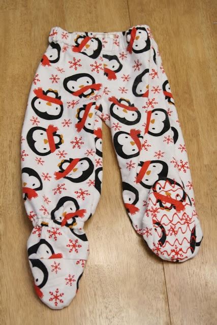 Adding footies to pajamas - Melly Sews