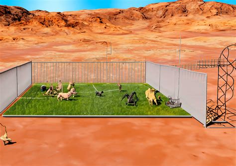 Horror Dog Park on Mars on Behance
