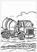 Cement Mixer Coloring Pages  Fun Construction Vehicle Activity For sketch template