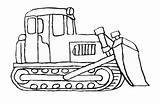 Construction Vehicles Coloring Pages Bulldozer Printable  sketch template