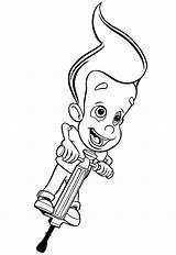 Funny Jimmy Neutron coloring Page  Download Print Or Color Online For sketch template