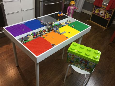 Kids Lego Table with storage, duplo table, lego table, thequeenofgames ...