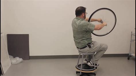 Video Demonstration Spinning Wheel on Spinning Chair - YouTube