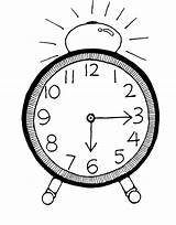 Clock Coloring Pages  For Kids And Adults sketch template