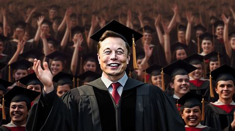 What does Elon Musk say education is?