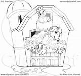 Chicken Coloring Pages Farm Animal To  sketch template