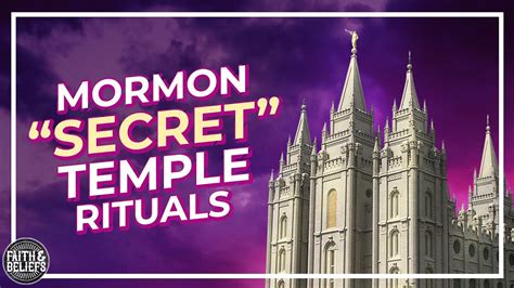 What do Mormons ACTUALLY do in their “secret” temple rituals? Ep. 41 - YouTube