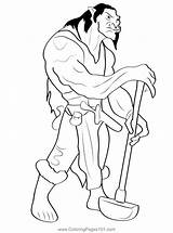 Coloring Ogre Sketch Page sketch template