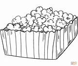 Popcorn coloring Page  Free Printable Coloring Pages sketch template