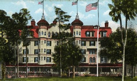 A postcard of the College Arms Hotel in DeLand, Florida. | Florida Memory | Deland, Colleges in ...