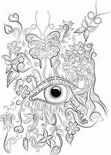 Eyeball Coloring Pages sketch template