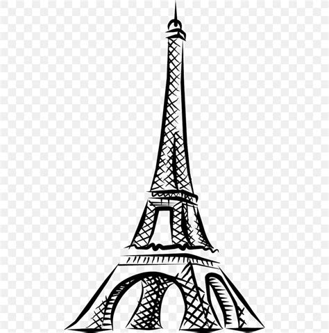 Eiffel Tower Drawing Line Art, PNG, 500x830px, Eiffel Tower, Black And White, Drawing ...