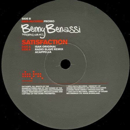 Benny Benassi – Satisfaction – Pop Cult