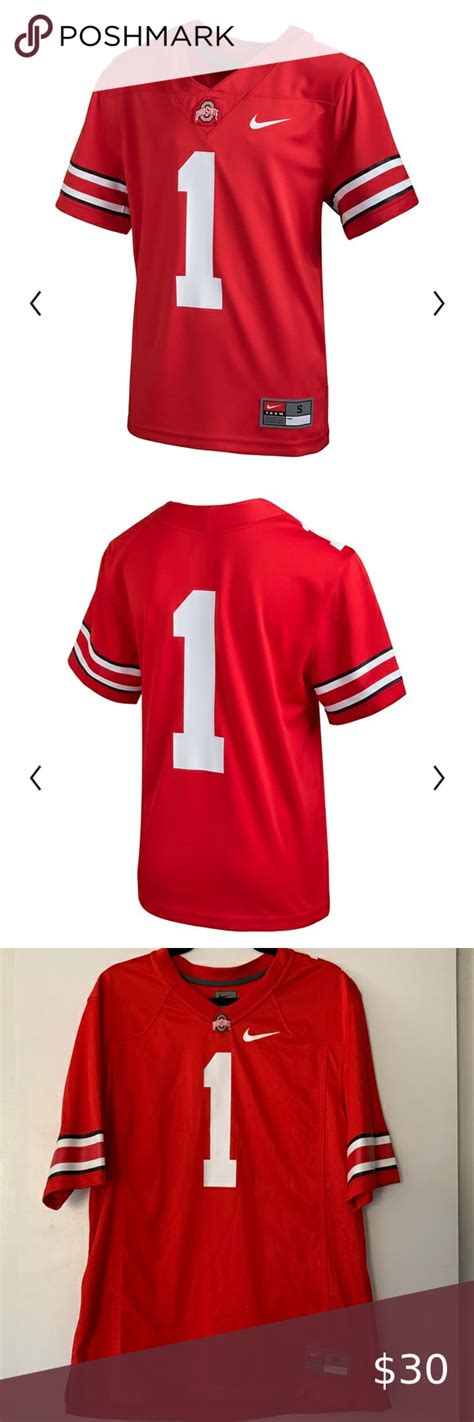 Nike Men's Ohio State Buckeyes #1 Football Jersey | Nike men, Ohio ...