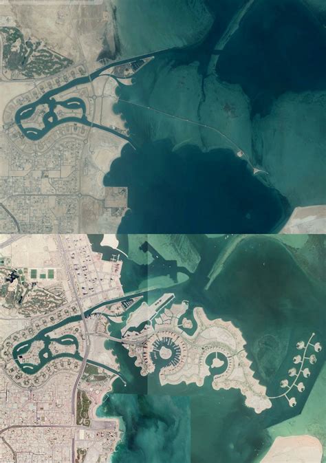 The Pearl in 2003 and 2020! : r/qatar