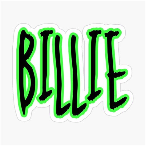 billie eilish Sticker by lilcocostickers in 2021 | Billie eilish, Billie, Green sticker