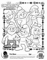 Smurfs 2 Smurfette Coloring Pages sketch template