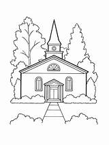 Lds Church Coloring Page sketch template
