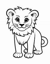Roar Into Fun With Printable Coloring Pages Lions sketch template
