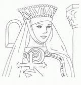 Mary Visits Elizabeth Coloring Pages sketch template