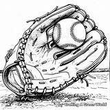 Baseball Glove Coloring Pages  Free & Printable sketch template