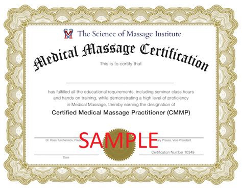 Science of Massage Institute » Certification Program in Medical Massage