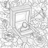 Engagement Coloring Pages sketch template