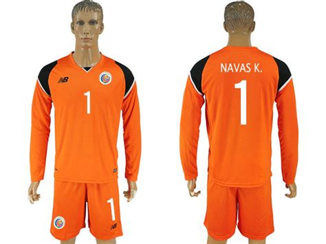 Costa rica Orange goalkeeper 1# soccer jersey 2016/2017