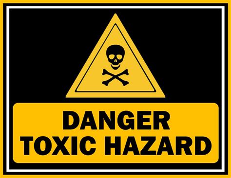 Free Danger Toxic Hazard Sign | FREE Download