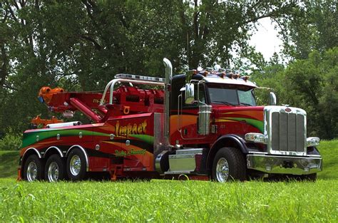 Impact Tow Service Peterbilt Big Rig Tow Truck Photograph by Tim McCullough