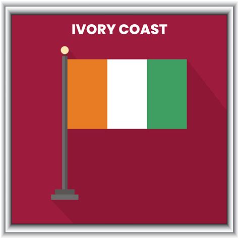 IVORY COAST National Flag 25882561 Vector Art at Vecteezy