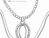 Free Printable Jewelry Coloring Pages sketch template