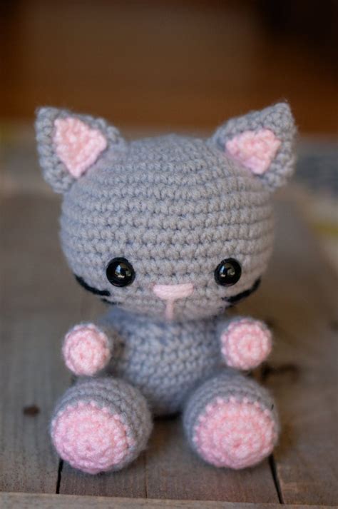 PATTERN: Crochet cat pattern amigurumi cat by TheresasCrochetShop