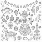 Sombrero Staggering Image Coloring Pages  Cool sketch template