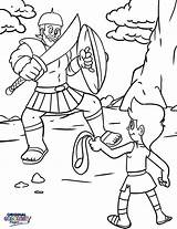 David And Goliath Bible Coloring Page  sketch template