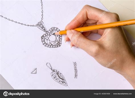 Drawing Jewelry Design Drawing Sketch Jewelry Paper Design Studio ...