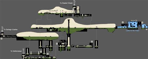 Rain World - Detailed Region Maps