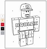 Color By Number Roblox Guest coloring Page  Free Printable Coloring Pages sketch template
