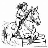 Barrel Racing Coloring Pages  Free & Printable Worksheets Library sketch template