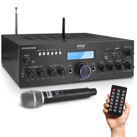 Pyle - PDA8BUWM - Home and Office - Amplifiers - Receivers - Sound and Recording - Amplifiers ...