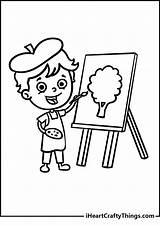 Painting Coloring Pages 100% Free Printables sketch template