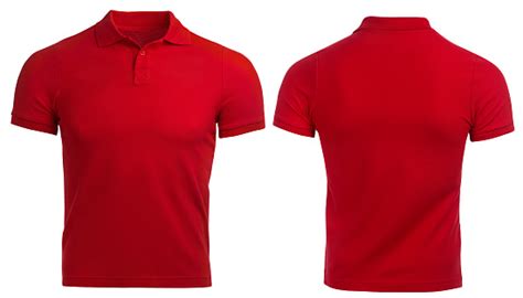 Red Polo Shirt Clothes Stock Photo - Download Image Now - Red, Polo ...