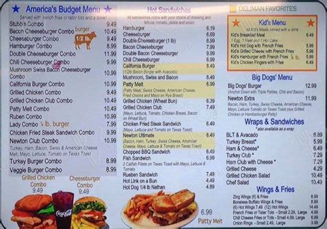 Menu at Coppell Deli restaurant, Coppell