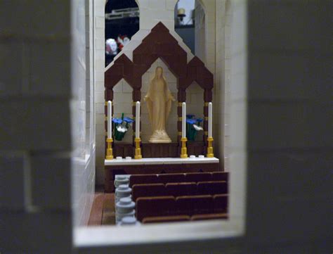 Here is a Lego cathedral that I've been working on for a few years. : lego