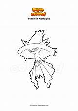 Mismagius Coloring Page Pages sketch template
