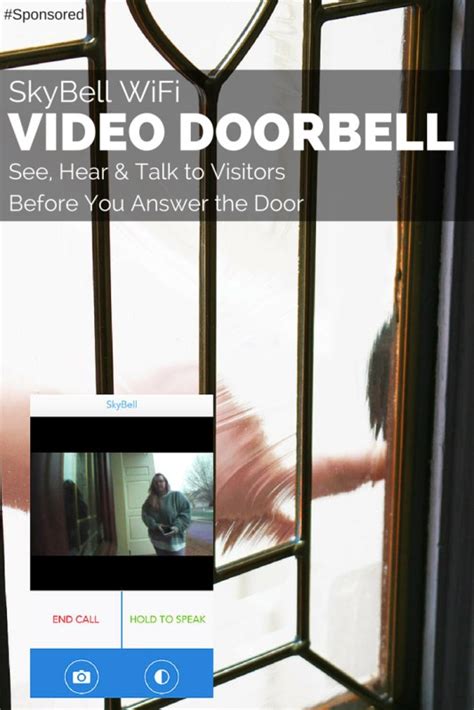 Use SkyBell WiFi Video Doorbell to Safely See Visitors #SkyBell | Scraps of My Geek Life