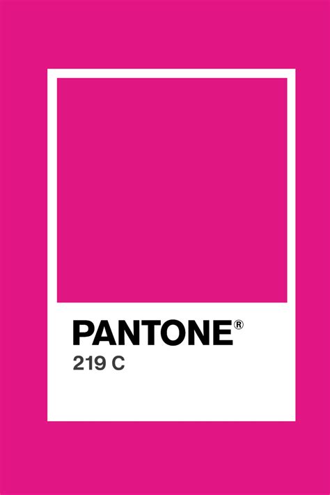 “Barbie Pink, Pantone 219C is an exultant and empowering color. Glamorous and unafraid, the ...