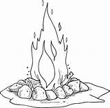 Bonfire 5 Coloring Page  Free Printable Pages For Kids sketch template