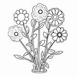 Flower pattern coloring Pages  Coloring Corner sketch template